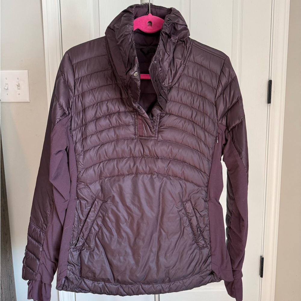lululemon athletica Women's Dark Purple Puffer Jacket